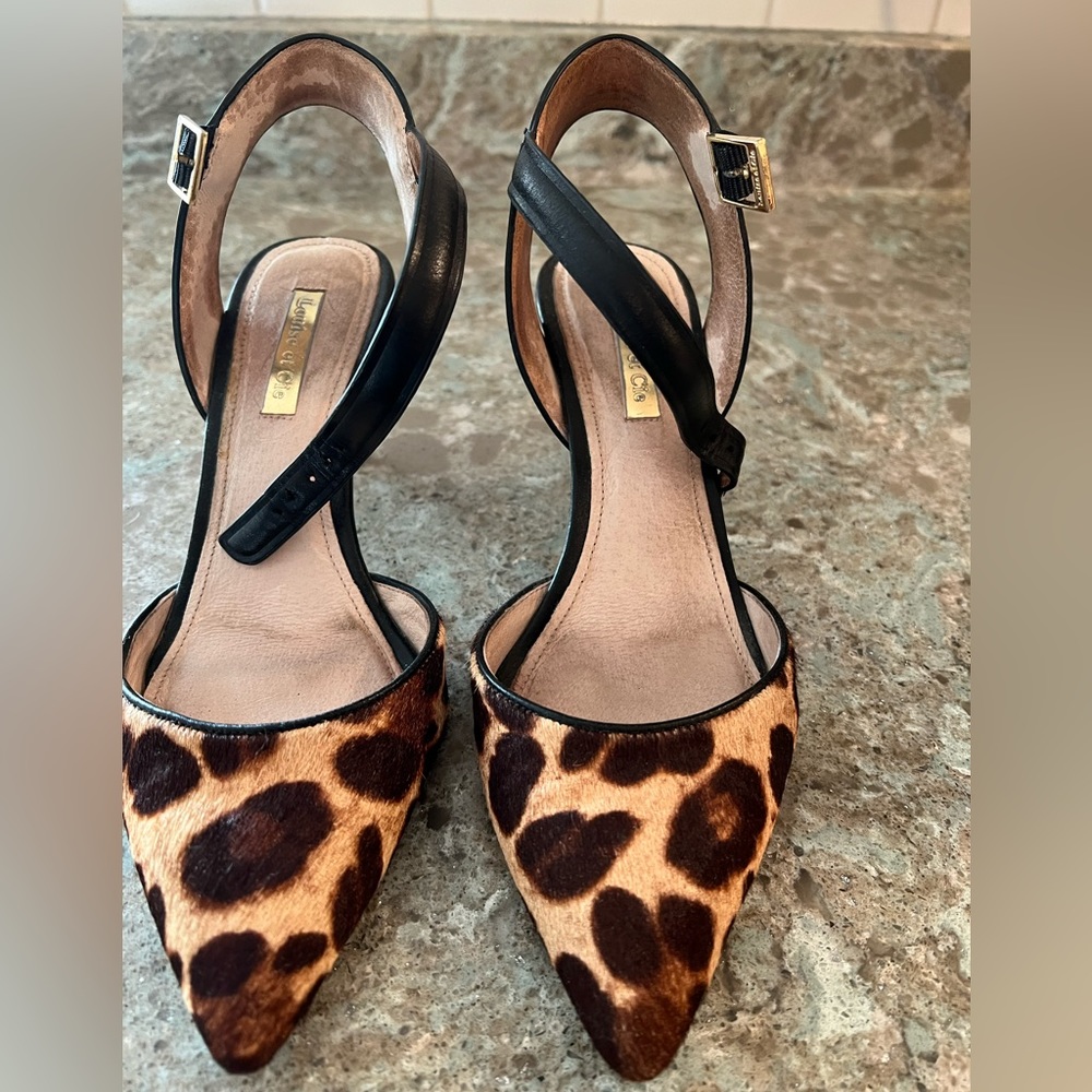 Louise et Cie Kota Leopard heels